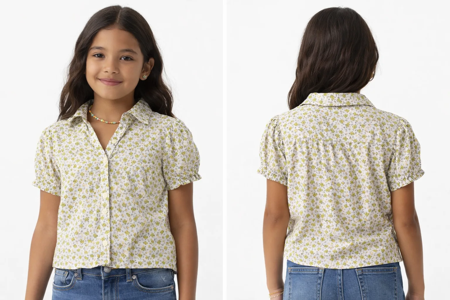 Camisa Floral Infantil