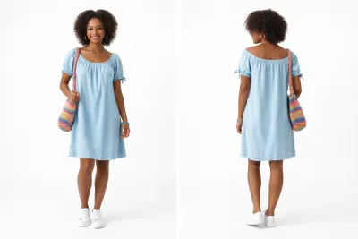 Vestido Ciganinha Jeans