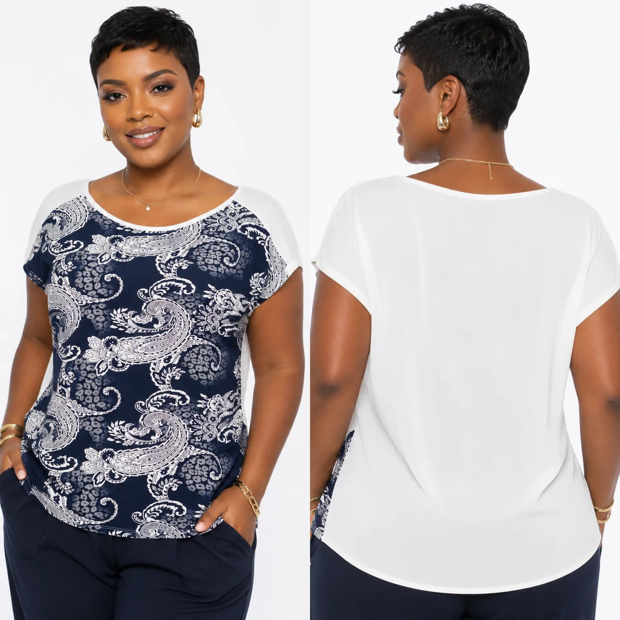 Blusa De Viscolycra e Lycra