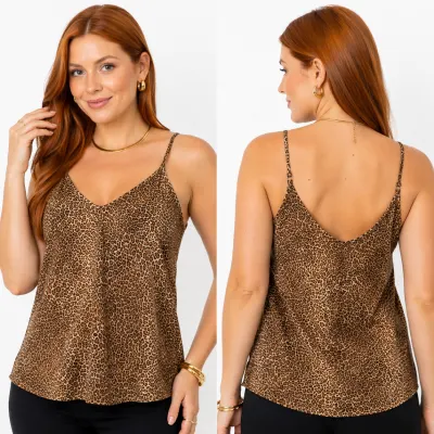 Blusa de Alcinha de Cetim