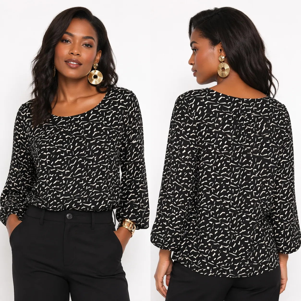 Blusa de Crepe
