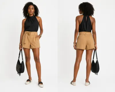 Short Com Cinto