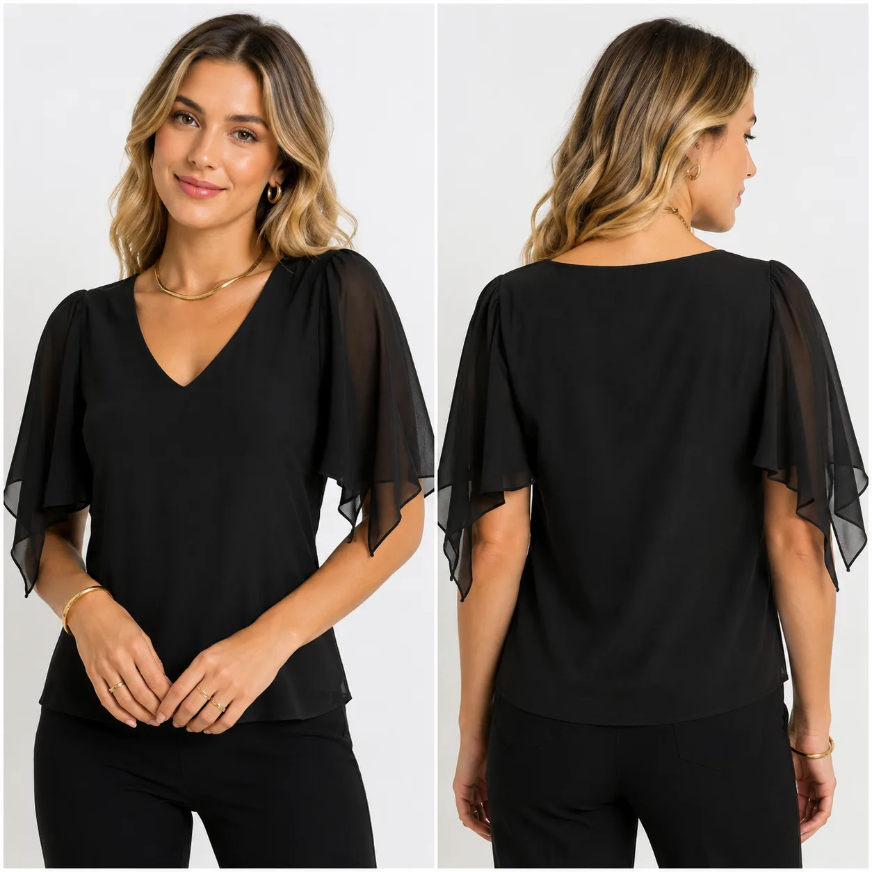 Blusa de Crepe