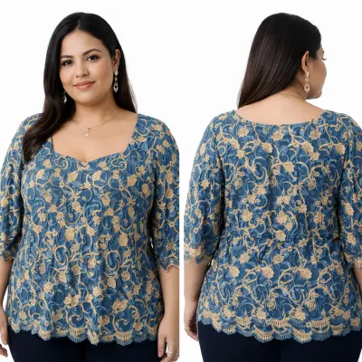 Blusa Com Renda