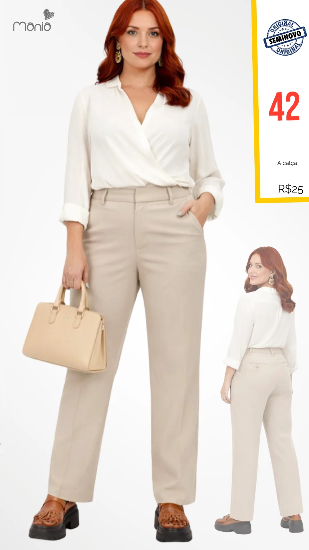 Calça Social C/Elastáno