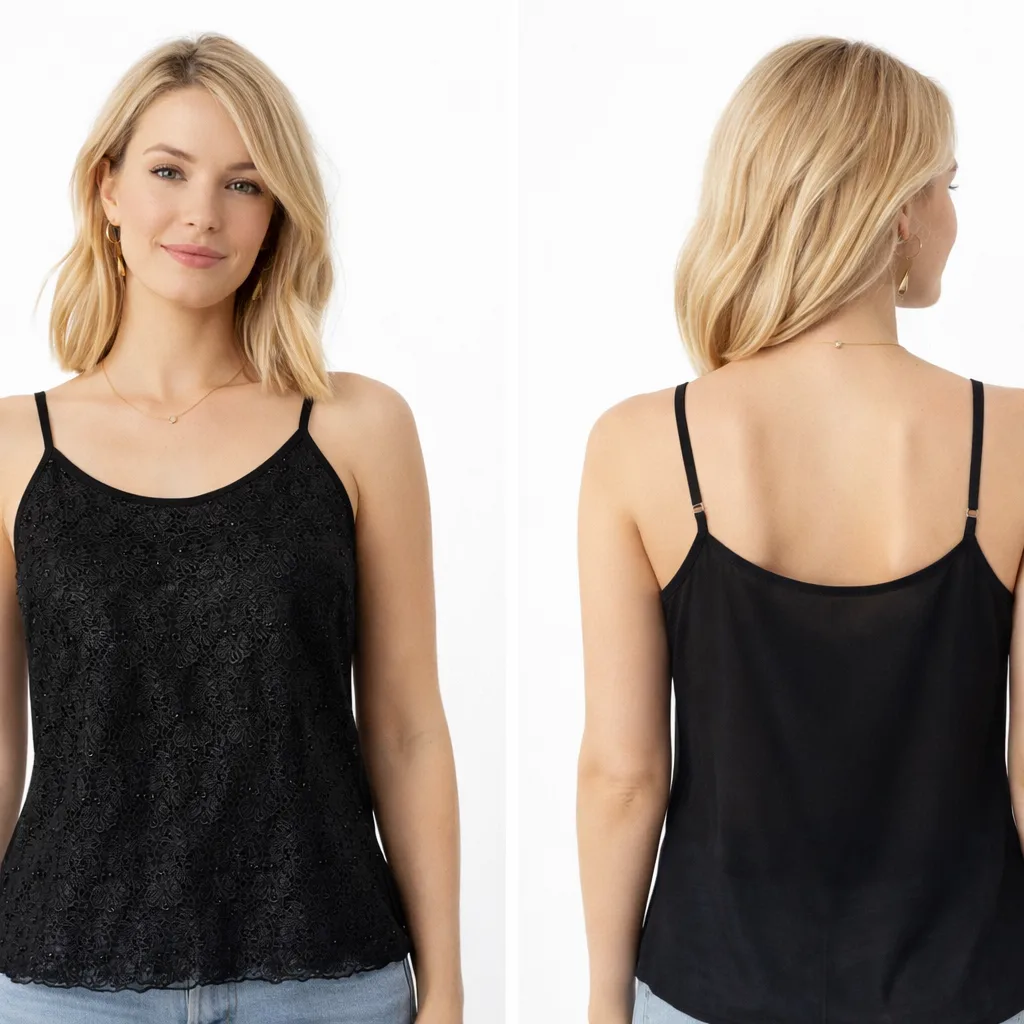 Blusa de Alcinha Com Renda Gripper