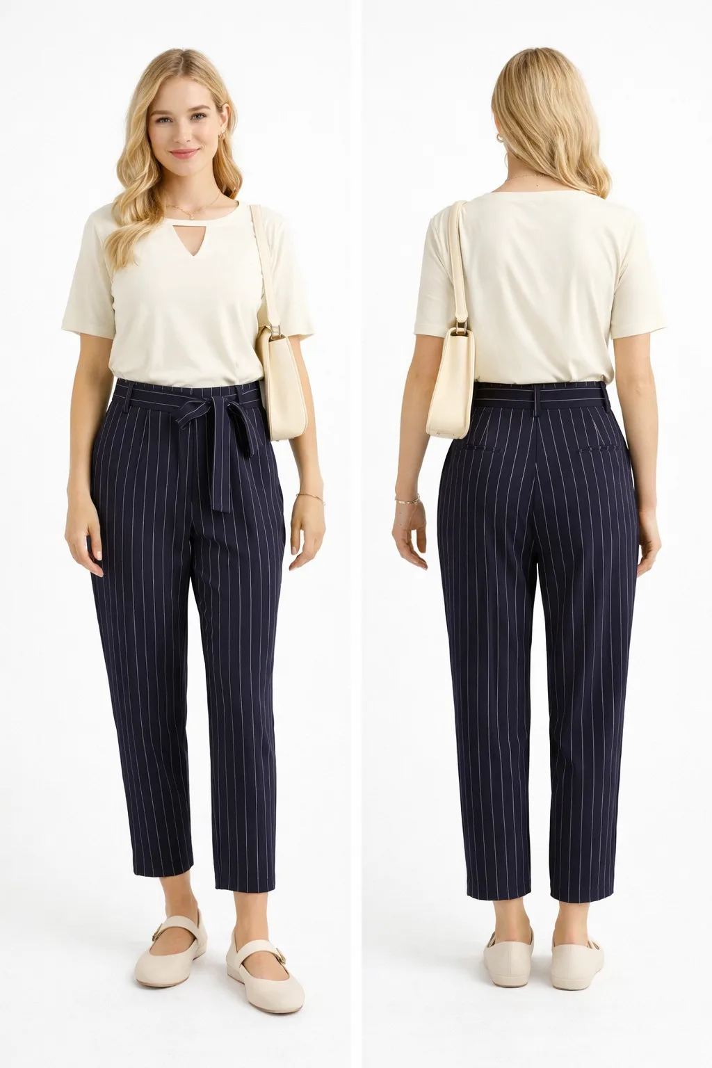 Calça Social Com Cinto