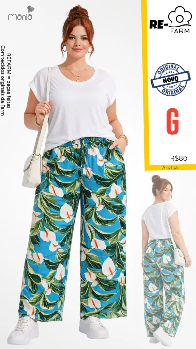 Calça Com Elástico