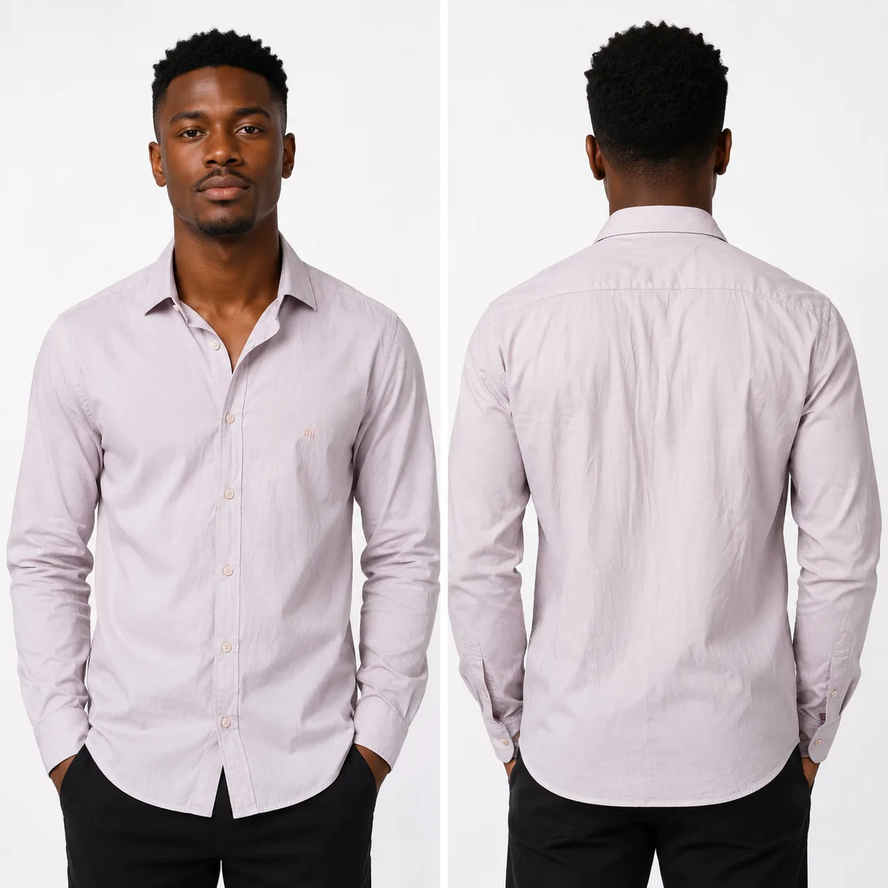 Camisa Manga Longa Slim