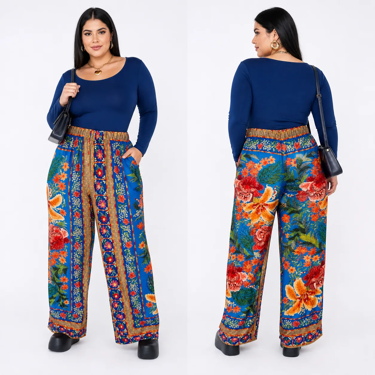 Calça Com Elástico