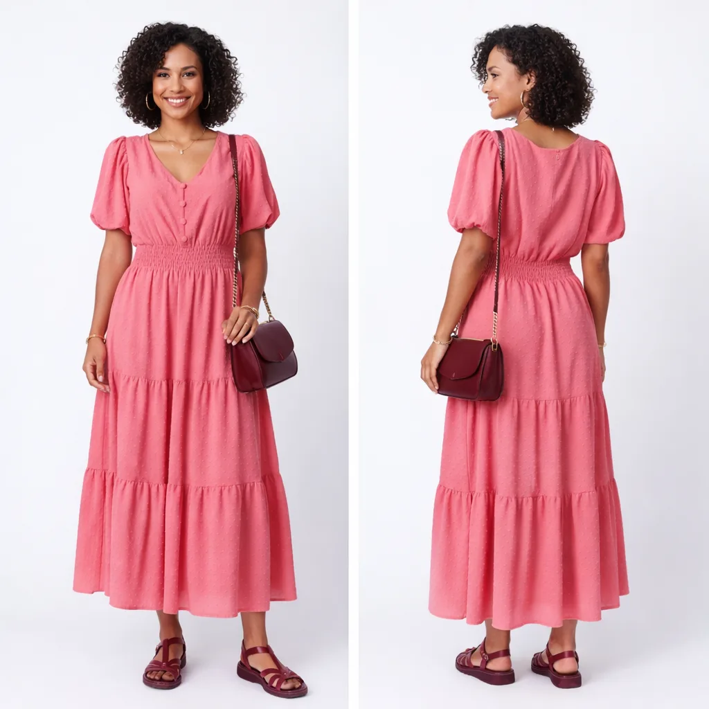 Vestido 3 Marias Crepe Duna