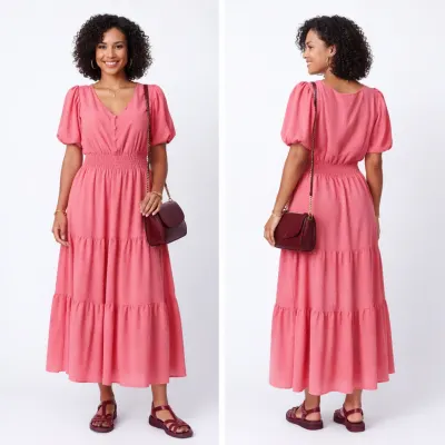 Vestido 3 Marias Crepe Duna