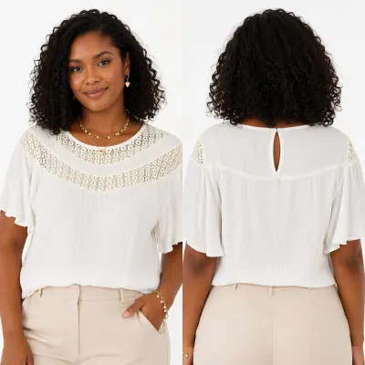 Blusa Com Renda