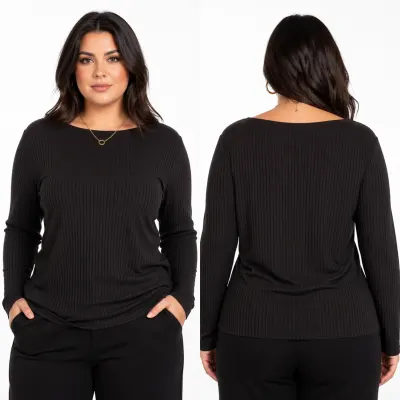 Blusa Canelada (B/128 e C/120)