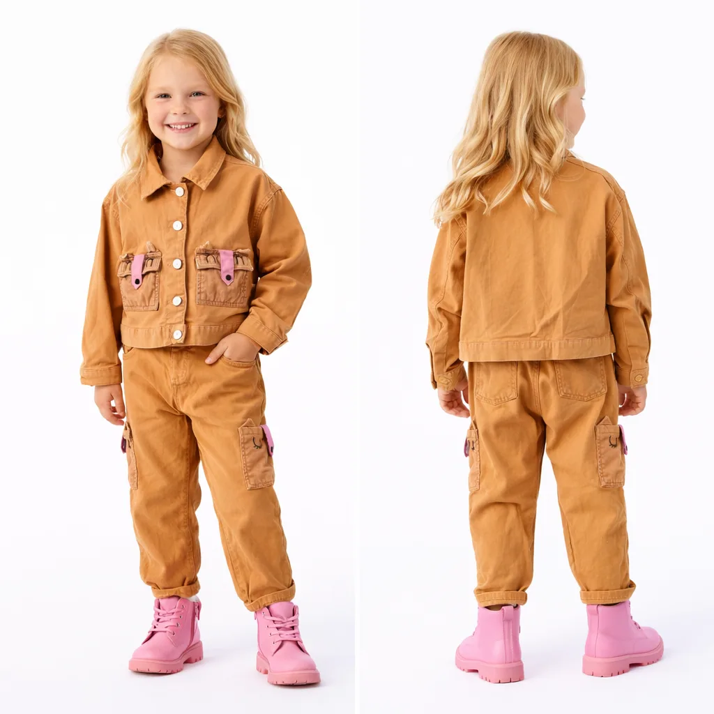 Conjunto Calça e Jaqueta Gatinho