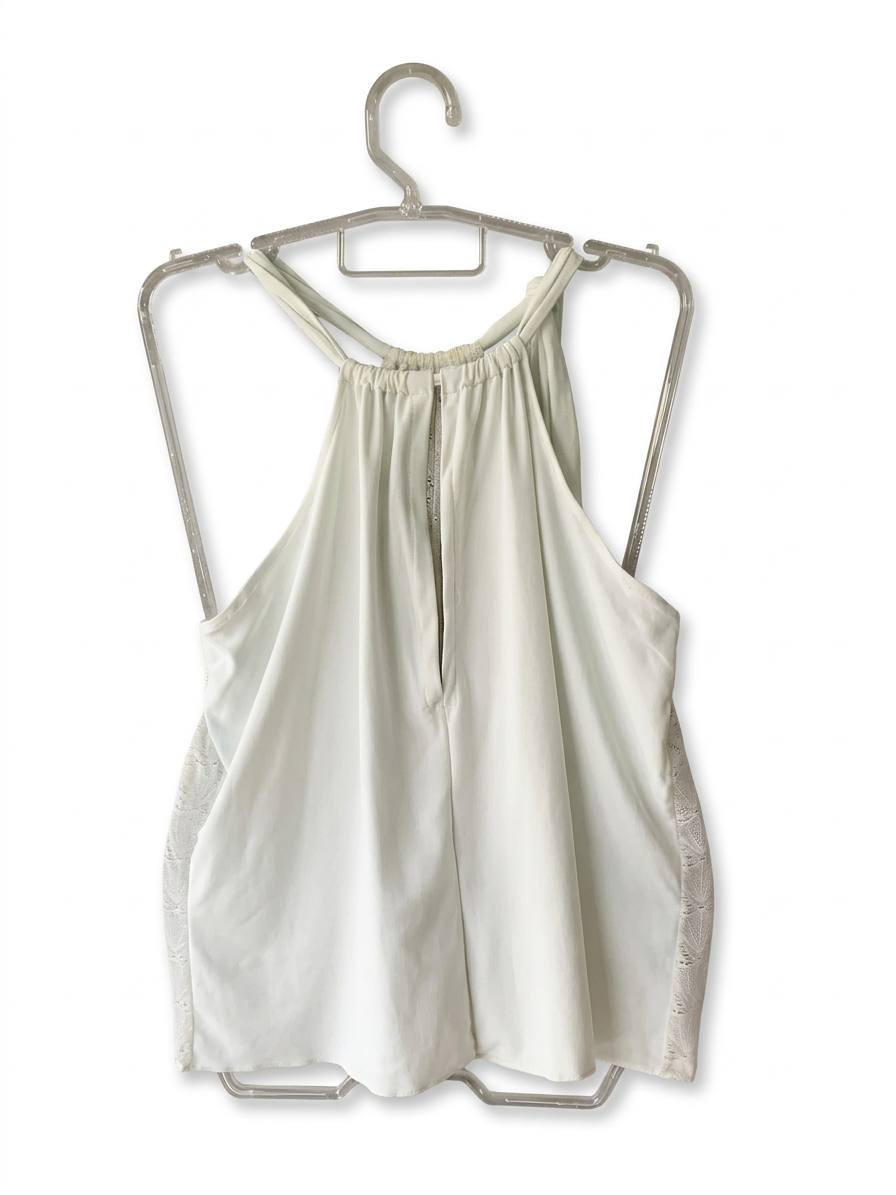 Blusa Sem Manga Renda