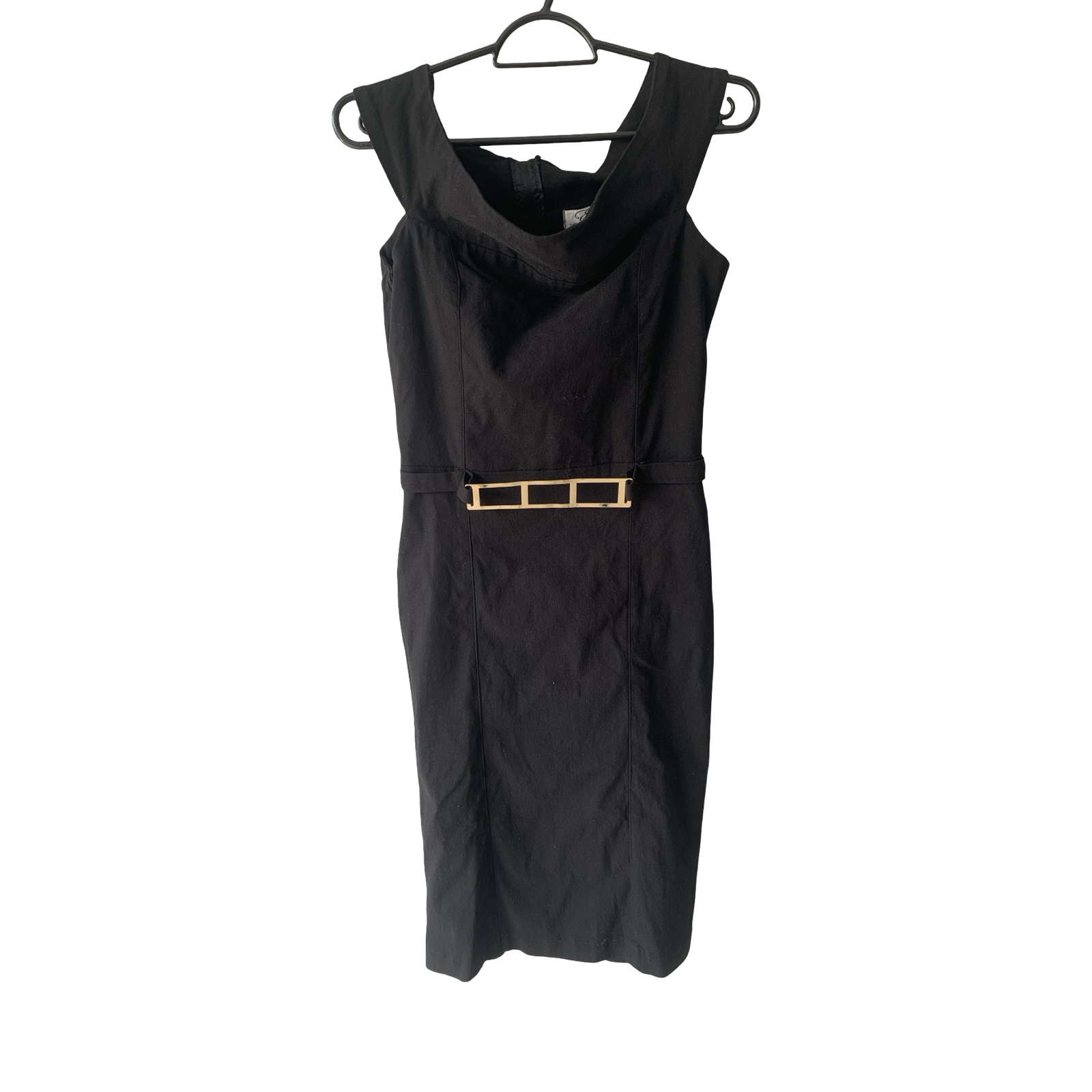Vestido Com Cinto C/Elástano